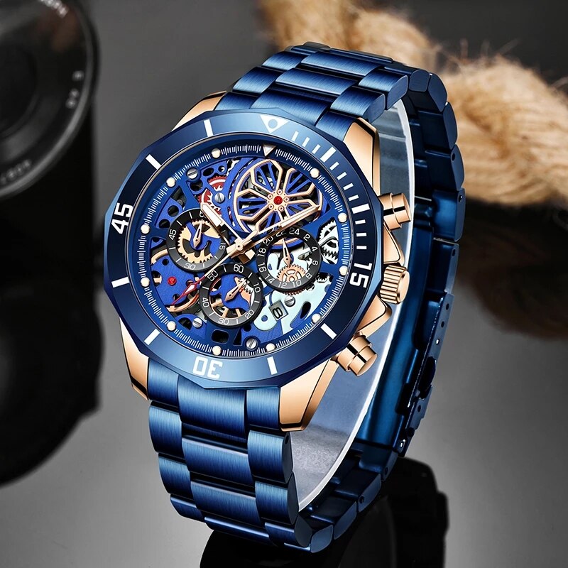 Stainless Steel Luxury Diver Watch for Men