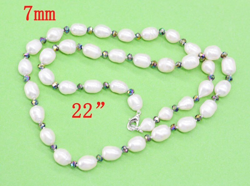 Sterling Silver Natural Pearl & Semi-Precious Stone Necklace for Women