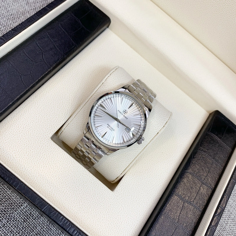 Luxury Quartz Stainless Steel Wristwatch