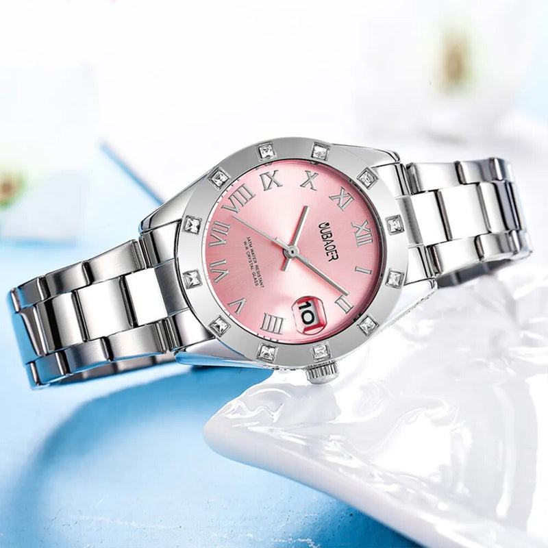 Stainless Steel Quartz Watch for Women