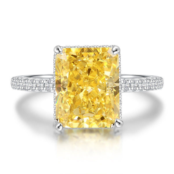 Wong Rain 925 Sterling Silver Created Moissanite Gemstone Birthstone Wedding Engagement Ring Fine Jewelry Wholesale FD26507658