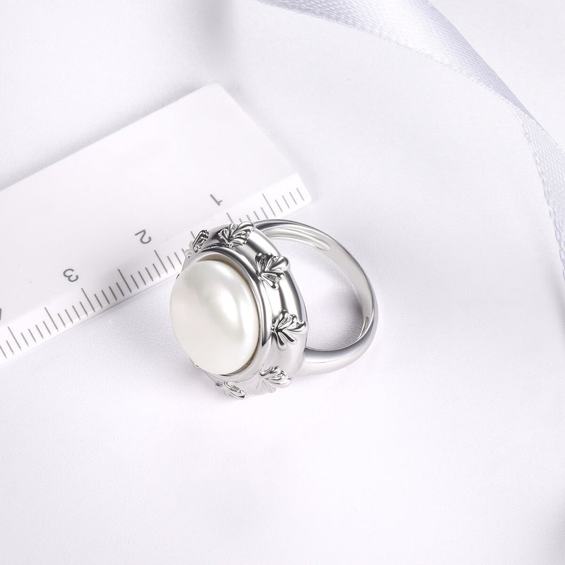 Sterling Silver Freshwater Pearl Rings for Women