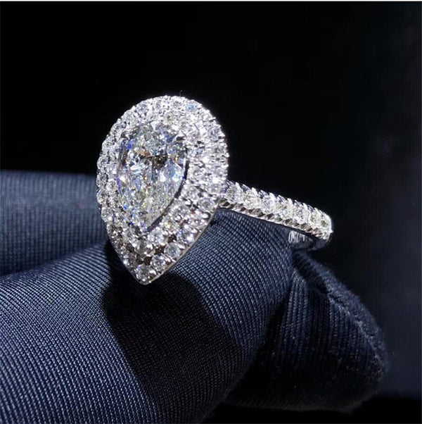 925 Sterling Silver CZ Ring for Women