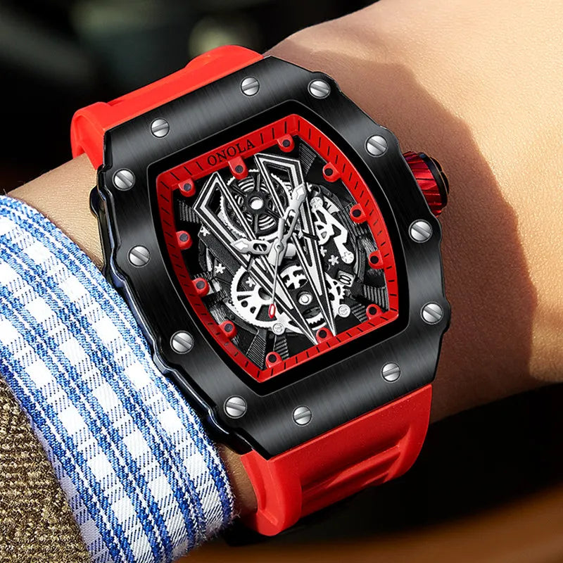 Stainless Steel Quartz Sport Watch for Men