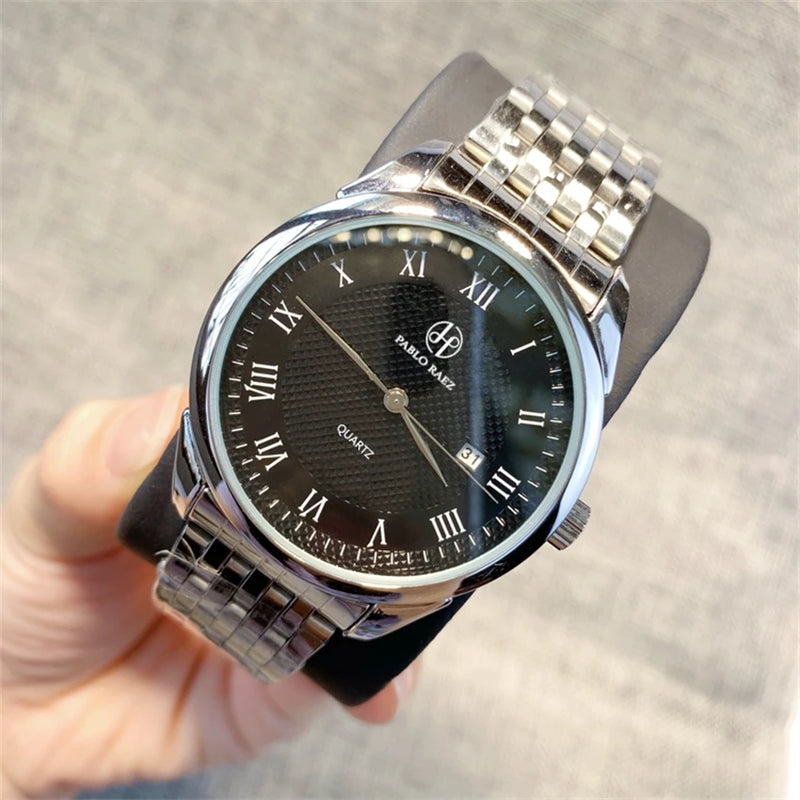 Luxury Casual Quartz Date Wristwatch