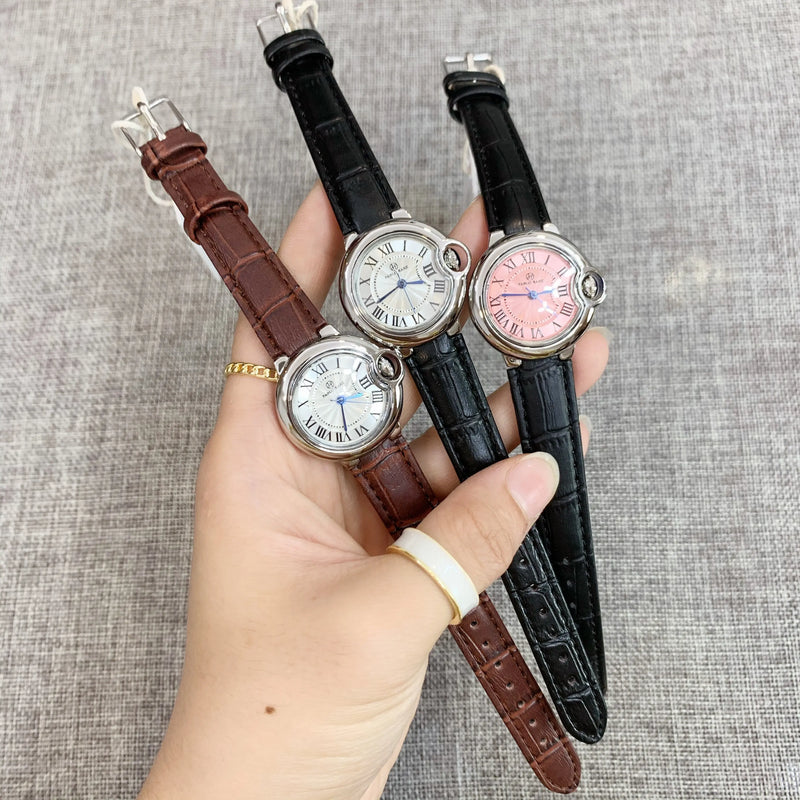 Luxury Leather Simple Couple Watch