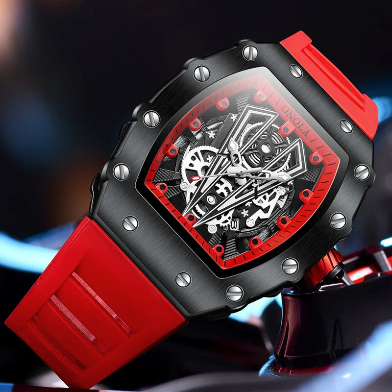 Stainless Steel Quartz Sport Watch for Men