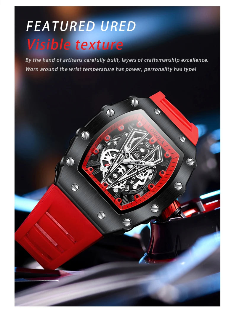 Stainless Steel Quartz Sport Watch for Men