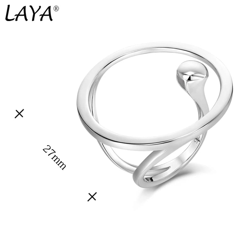 Sterling Silver Ring with Charm for Women