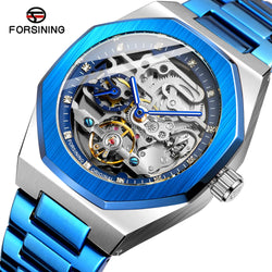 Stainless Steel Automatic Mechanical Watch for Men