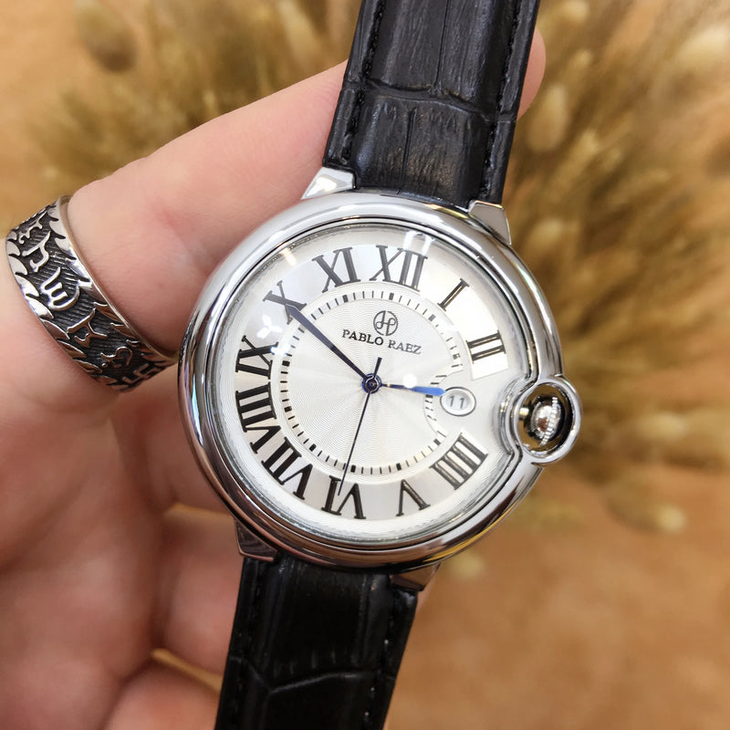 Luxury Silver Steel Fashion Wristwatch for Women