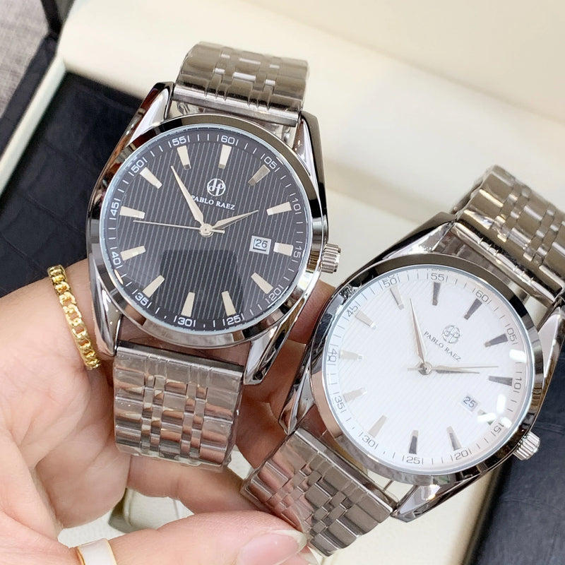 Luxury Men's Waterproof Date Watch - Elegant Timepiece for Casual Wear