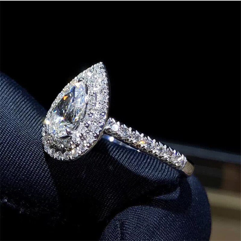 925 Sterling Silver CZ Ring for Women