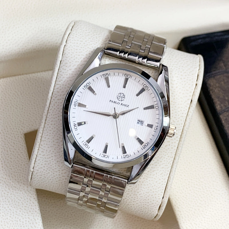 Luxury Men's Waterproof Date Watch - Elegant Timepiece for Casual Wear