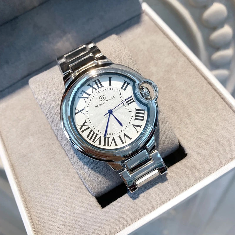 Classical Luxury Design Leisure Blue Watch for Men and Women