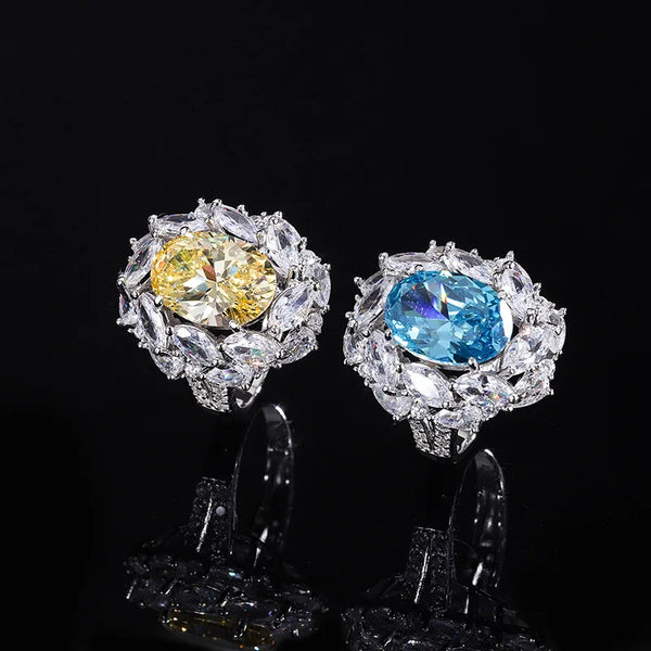 S925 Silver 5A Zircon Colorful Diamond-Shaped Bikou Bracelet for Women