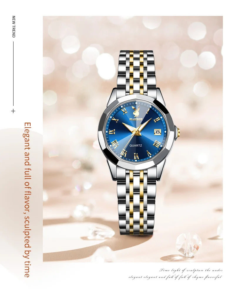 Stainless Steel Elegant Fashion Quartz Watch for Women