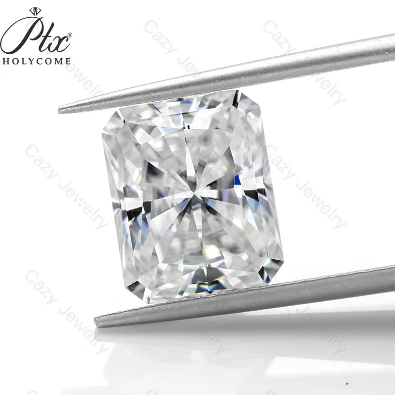 White Gold Radiant Cut 3.50ctw Moissanite