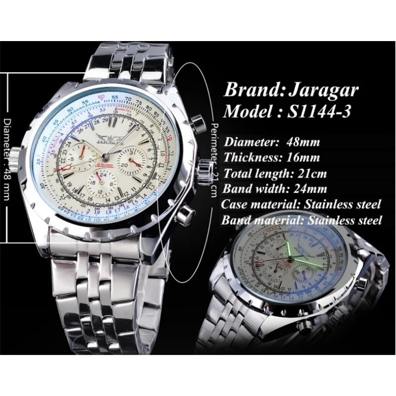 Stainless Steel Mechanical Men's Watch