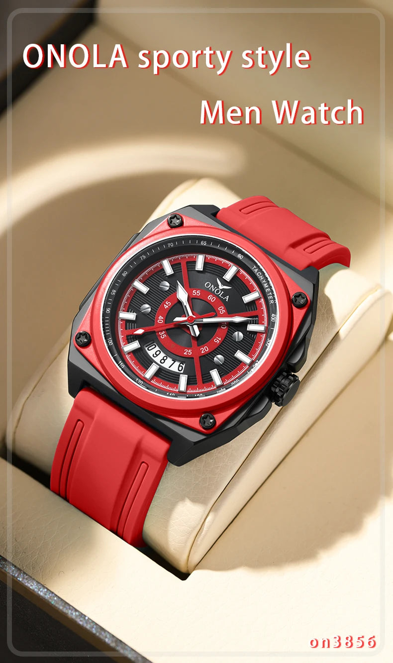 Silicone Multicolor Watches for Men