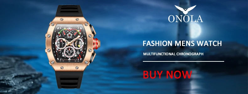 Stainless Steel Unique Design Automatic Mechanical Watch for Men