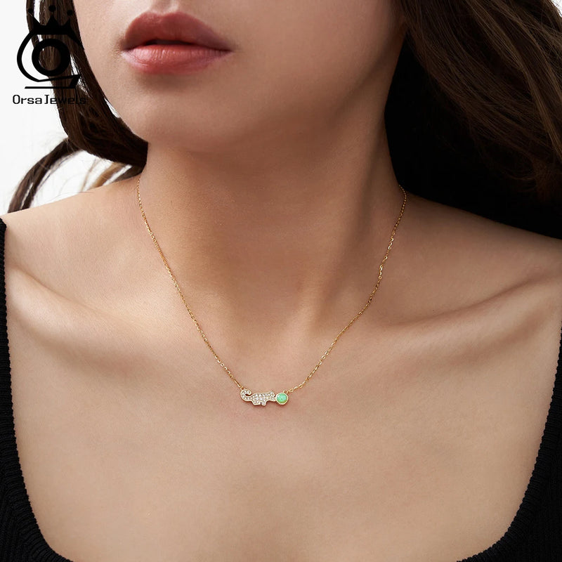 925 Sterling Silver Fire Opal Cat Pendant Choker Necklace for Women