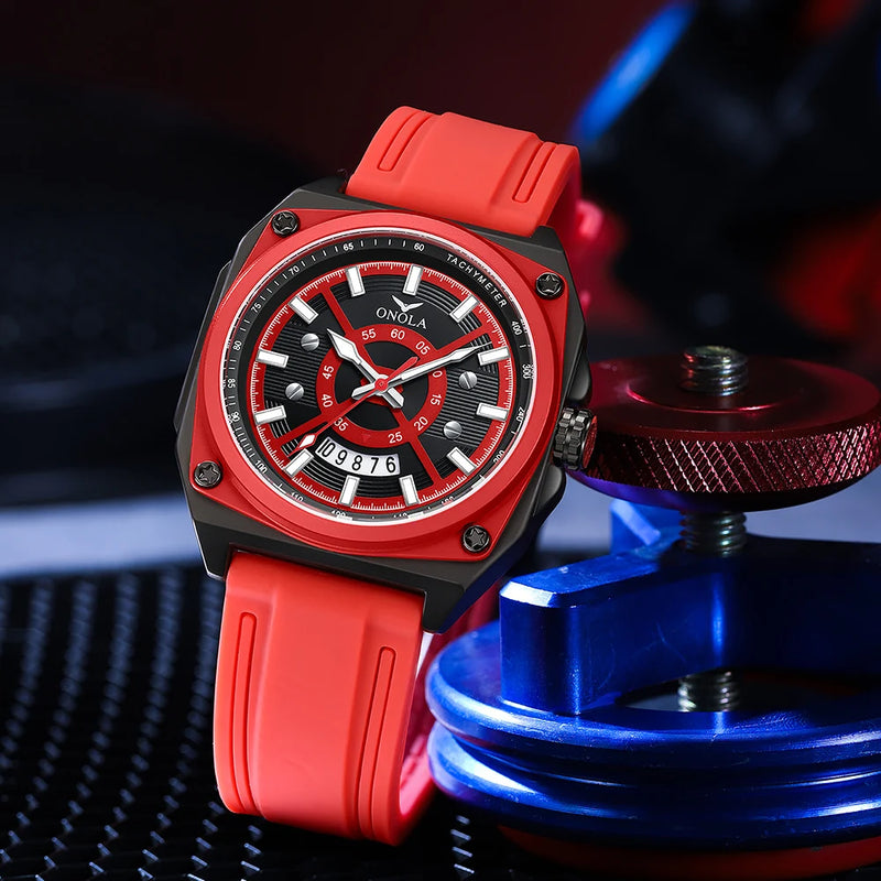 Silicone Multicolor Watches for Men