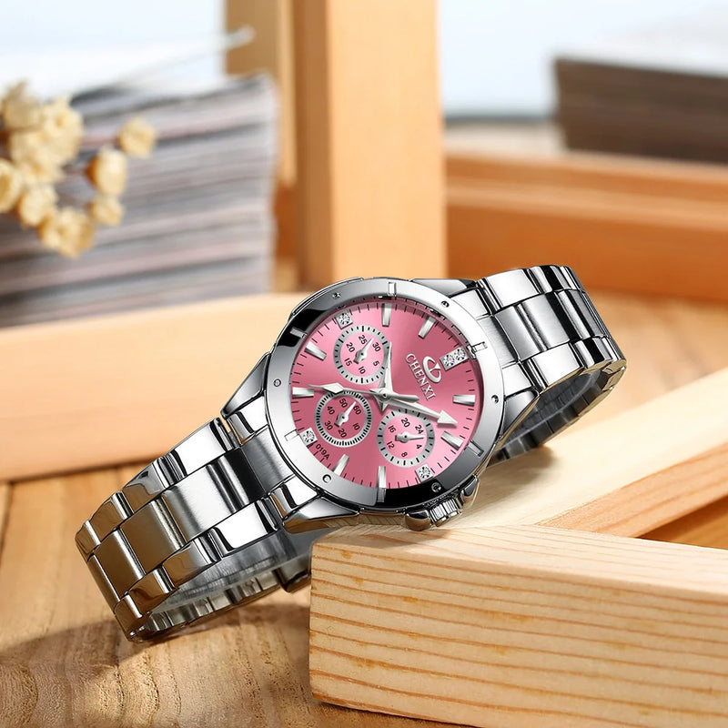 Quartz Waterproof Couple Watch for Women and Men