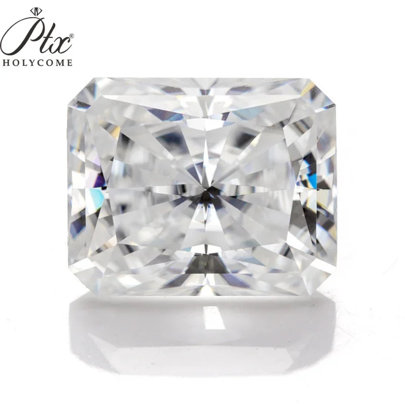 White Gold Radiant Cut 3.50ctw Moissanite