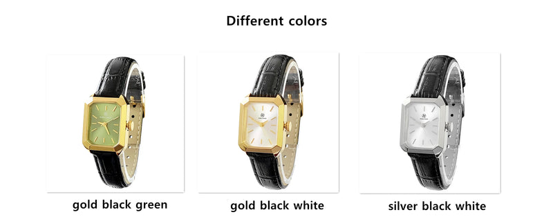 Elegant Luxury Waterproof Wristwatch for Women with Leather Strap