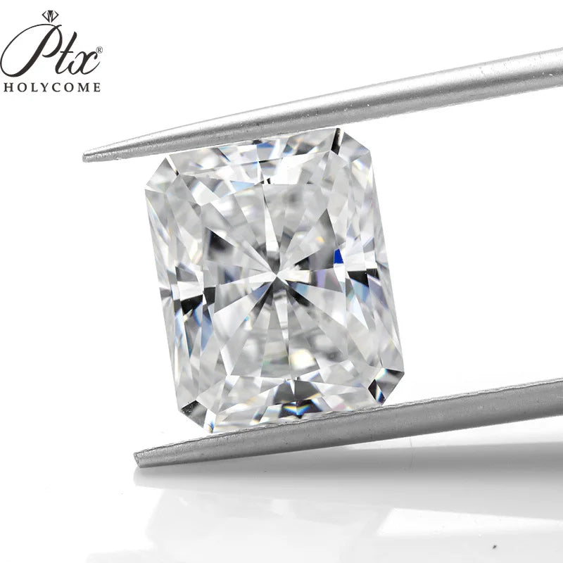 White Gold Radiant Cut 3.50ctw Moissanite