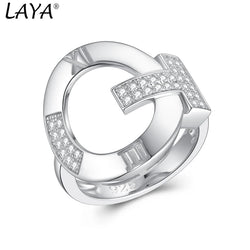 925 Sterling Silver Zircon Finger Ring for Women