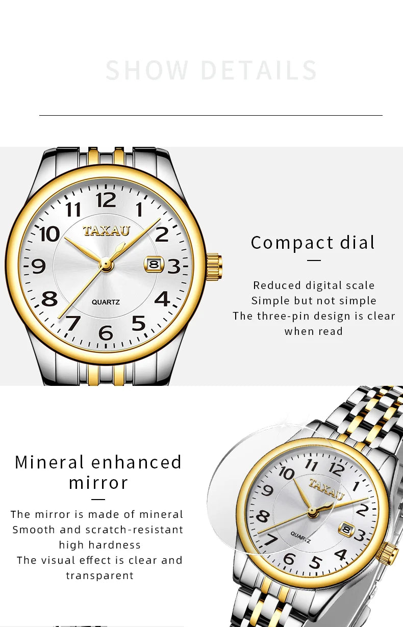 Stainless steel Quartz Watch for Women