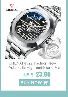 Stainless Steel Quartz Chronograph Watch for Men