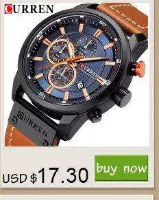 Stainless Steel Quartz Watch, Waterproof, for Men