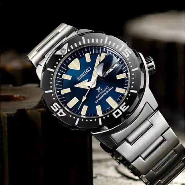 Stainless Steel Automatic Sports Diver Watch for Men