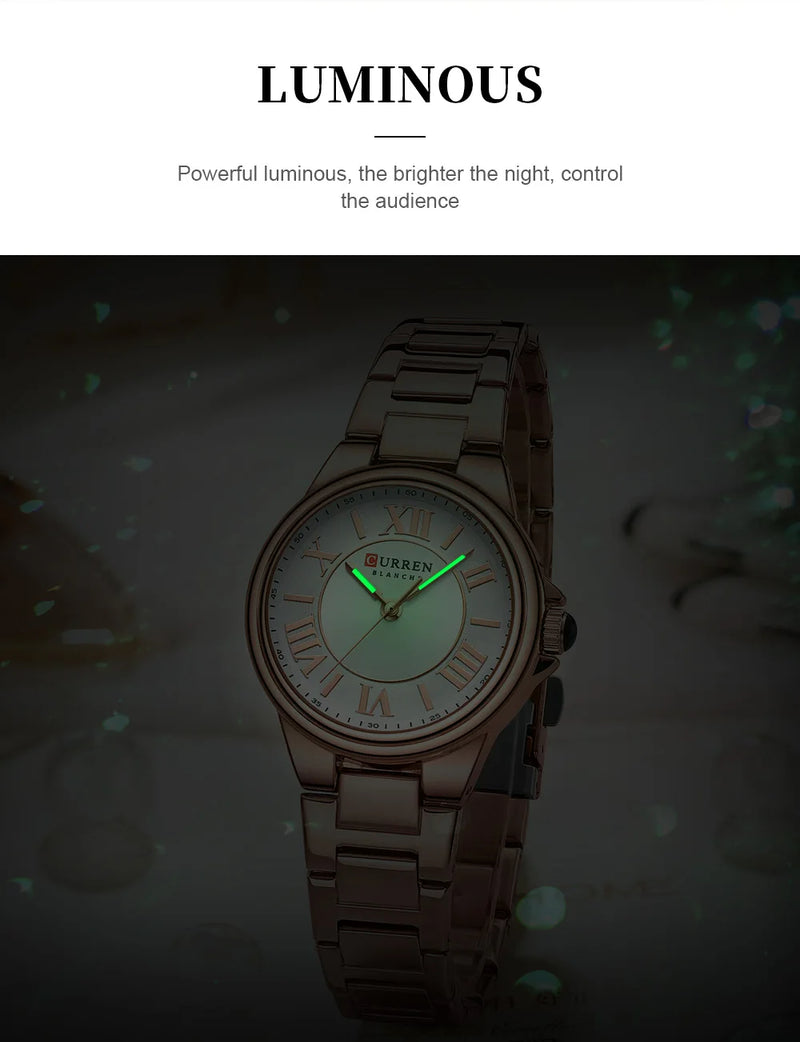 Stainless Steel Quartz Watch for Women.