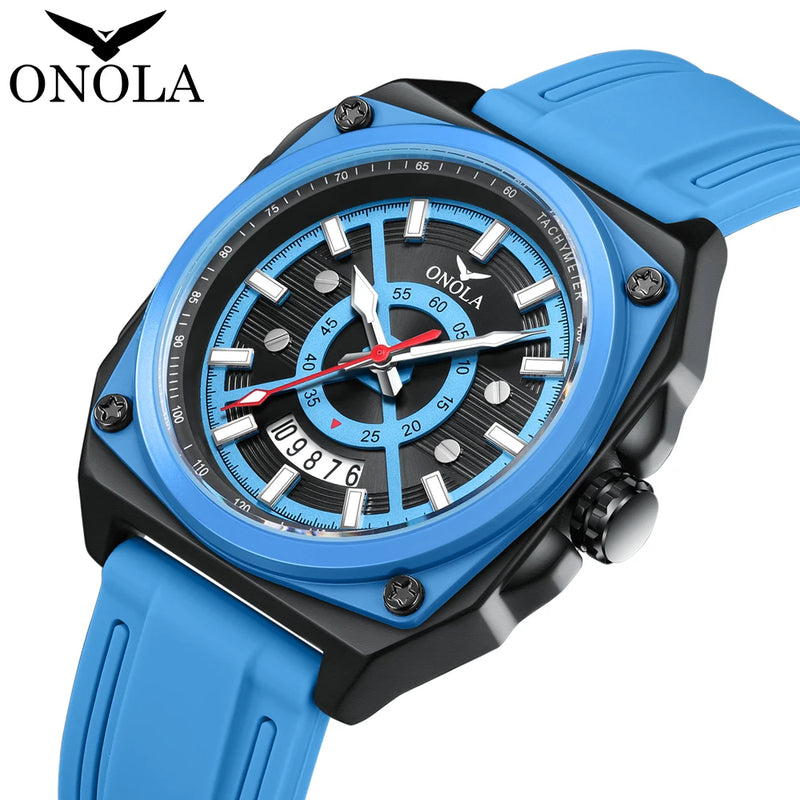 Silicone Multicolor Watches for Men