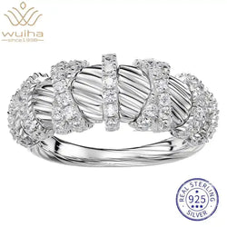 925 Sterling Silver Lab Sapphire Diamonds Gemstone Wedding Band