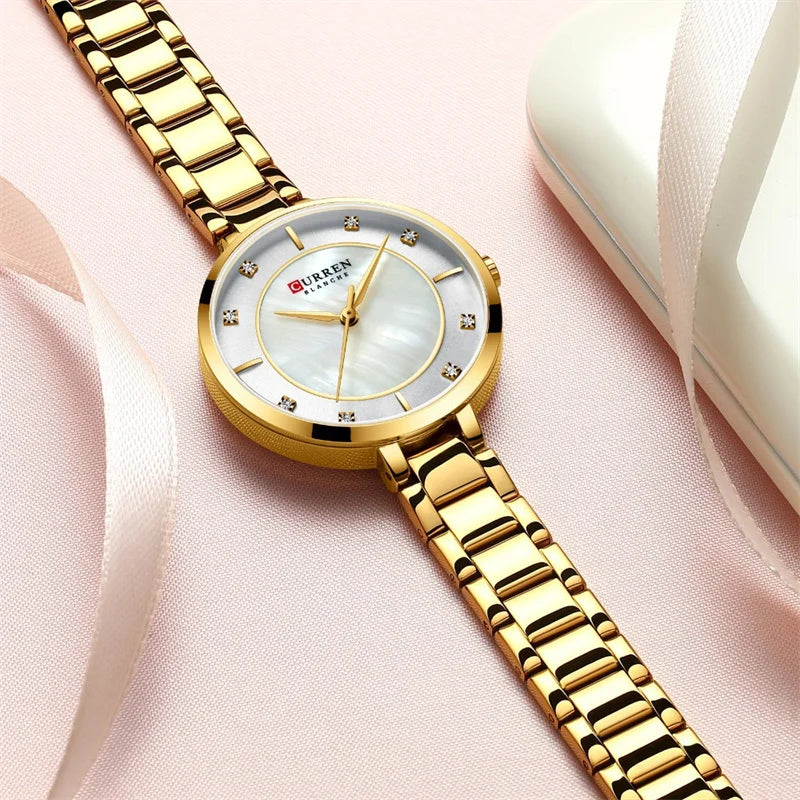 Stainless Steel Quartz Watch for Women