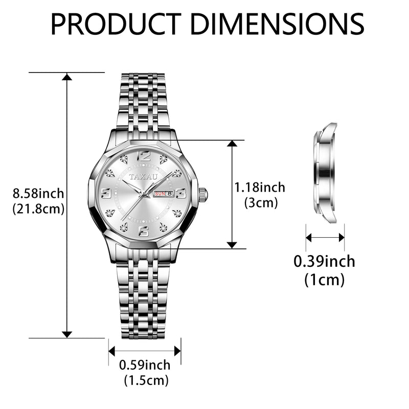 Stainless Steel Fashion Quartz Watch for Women