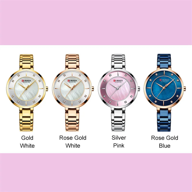 Stainless Steel Quartz Watch for Women