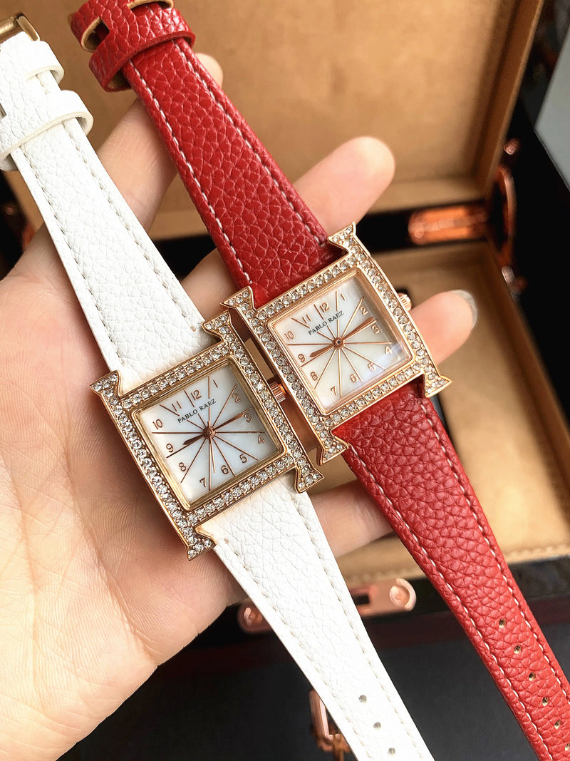 Elegant Rose Gold Stainless Steel Waterproof Ladies Watch