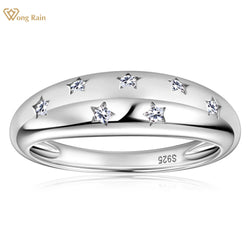 18K Gold Plated Sterling Silver 3EX VVS1 3ct Moissanite Couple Ring for Women