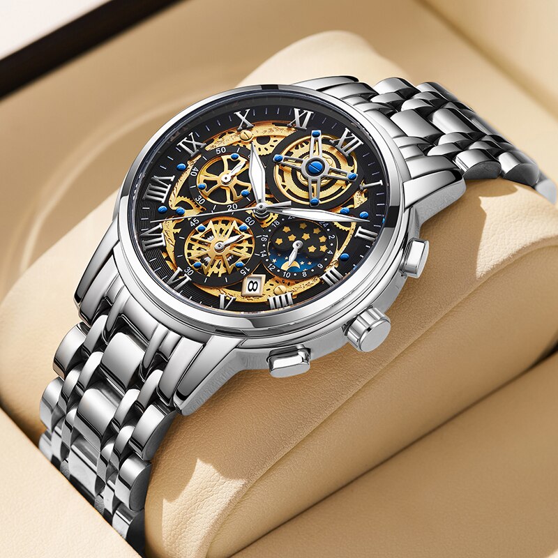 Stainless Steel Quartz Watch for Men