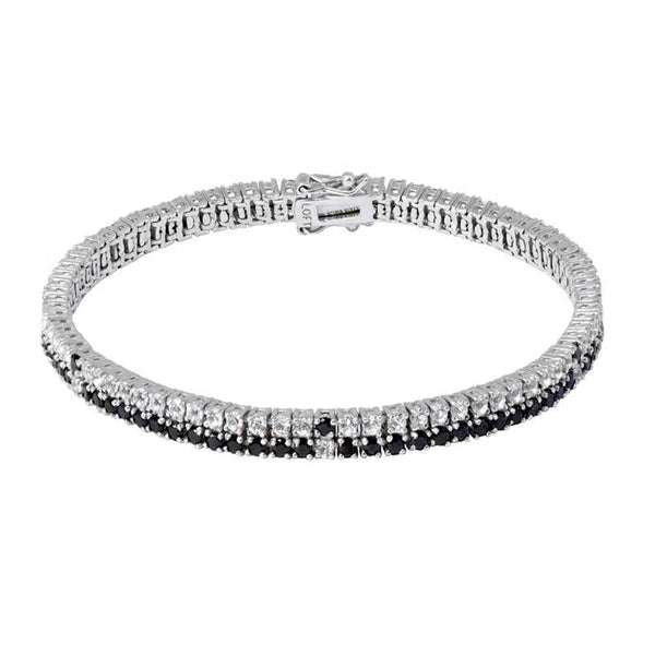 925 Sterling Silver Cubic Zirconia Tennis Bracelet for Women.