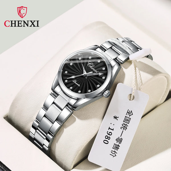 Stainless Steel Quartz Watch for Her