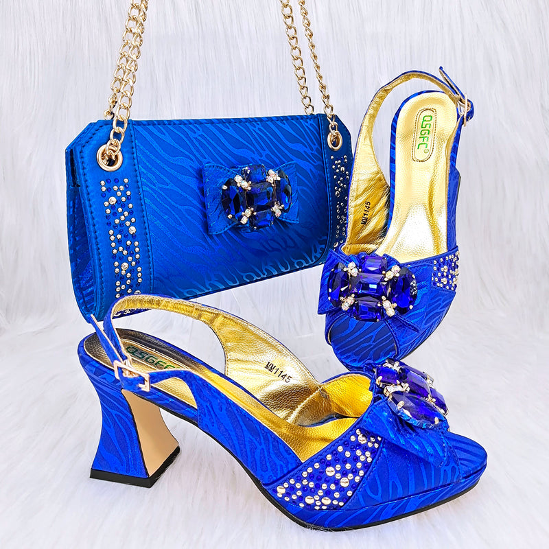 Italian Design Fashion Style Ladies Shoes & Bag Set