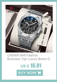 Stainless Steel Chronograph Sport Watch for Men