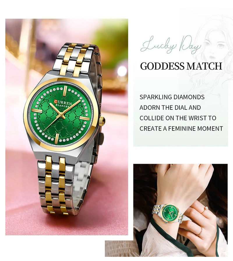 Stainless Steel Quartz Watch for Women